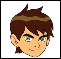 How to Draw Ben Tennyson (Ben 10)