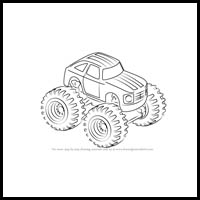 how to draw prickle from blaze and the monster machines