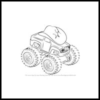 how to draw starla from blaze and the monster machines