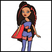 How to Draw Shira Action Heroez, Bratz