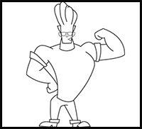 How to Draw Johnny Bravo