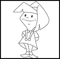 How to Draw Little Suzy from Johnny Bravo