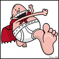 How to Draw Captain, Captain Underpants