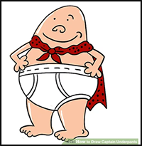 How to Draw Captain Underpants
