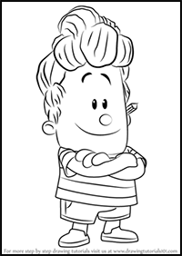 How to Draw Harold Hutchins from Captain Underpants Movie