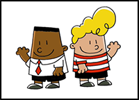 How to Draw George and Harold | Captain Underpants