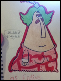 How to Draw Ms. Endive