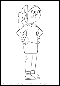 How to Draw Valerie Gray from Danny Phantom