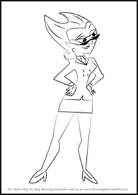 How to Draw Penelope Spectra from Danny Phantom