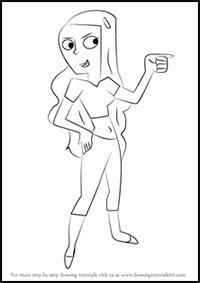 How to Draw Paulina from Danny Phantom