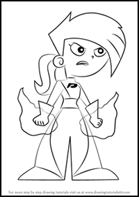 How to Draw Dani Phantom from Danny Phantom