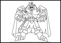 How to Draw Pariah Dark from Danny Phantom