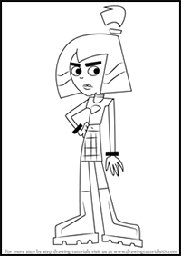 How to Draw Sam Manson from Danny Phantom