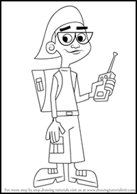 How to Draw Tucker Foley from Danny Phantom