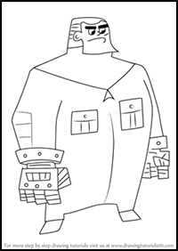 How to Draw Jack Fenton from Danny Phantom