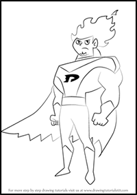 How to Draw Dan Phantom from Danny Phantom