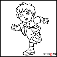 How to Draw Diego | Dora the Explorer