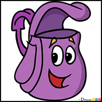 How to Draw Backpack, Dora
