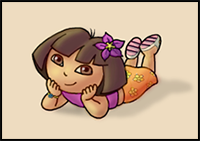 How to Draw Dora The Explorer