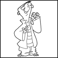 How to Draw Ed from Ed, Edd, and Eddy with Easy Step by Step Drawing Lesson