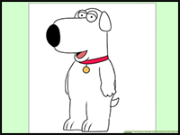 How to Draw Brian from Family Guy