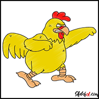 How to Draw Ernie the Giant Chicken