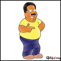 How to Draw Cleveland Brown