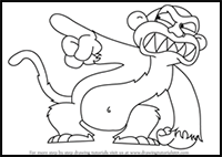 How to Draw Evil Monkey from Family Guy