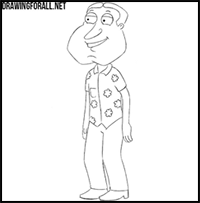 How to Draw Glenn Quagmire