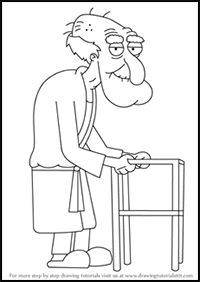 How to Draw Herbert from Family Guy