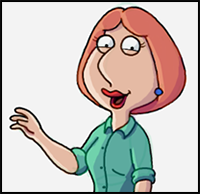 How to Draw Lois Griffin from The Family Guy