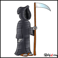 How to Draw Death from Family Guy Series