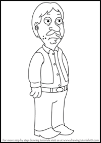 How to Draw Bruce from Family Guy