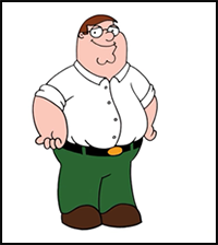 How to Draw Peter Griffin | Family Guy