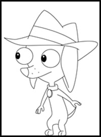 How to Draw Pinky from Phineas and Ferb