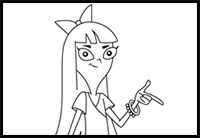 How to Draw Stacy Hirano from Phineas and Ferb