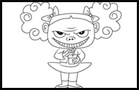 How to Draw Suzy Johnson from Phineas and Ferb