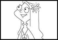 How to Draw Jenny from Phineas and Ferb
