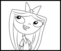 How to Draw Isabella Garcia-Shapiro from Phineas and Ferb
