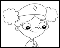 How to Draw Holly from Phineas and Ferb