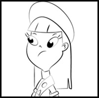 How to Draw Ginger Hirano from Phineas and Ferb