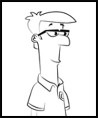 How to Draw Lawrence Fletcher from Phineas and Ferb