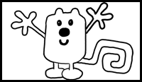 How to Draw Wubbzy from Wow Wow Wubbzy Step by Step Drawing Tutorial 