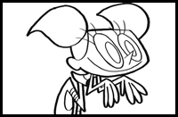 How to Draw Dee-Dee from Dexter’s Lab with Easy Step by Step Drawing Lesson