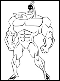 How to Draw the Crimson Chin from The Fairly OddParents