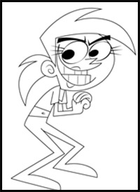 How to Draw Vicky the Babysitter from The Fairly OddParents