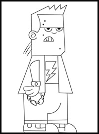 How to Draw Francis from The Fairly OddParents