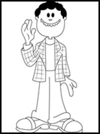 How to Draw Lyman from Garfield