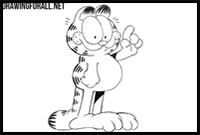 How to Draw Garfield