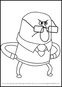 How to Draw Gaylord Robinson from The Amazing World of Gumball